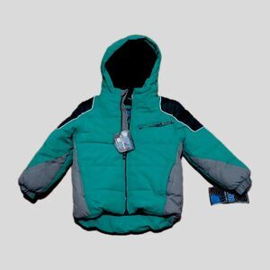 Hawke co Boys Green  HK58 Puffer jacket New With Tags Size 4